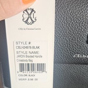 Christian Lacroix Elegant Black Crossbody